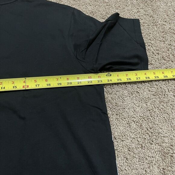 NEW adidas Racing Shirt Mens Medium Black Jeremy Scott NASCAR Rally Heavyweight - Picture 8 of 10